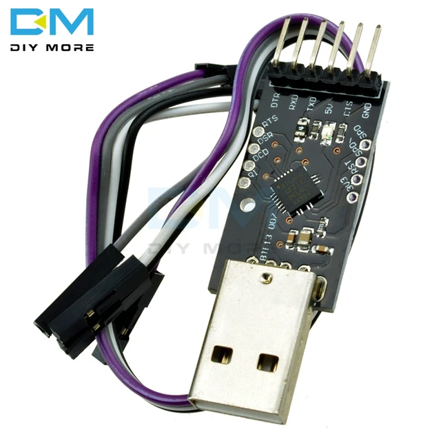 12Mbps USB 2.0 to TTL UART 6PIN CP2102 Module Serial Converter For Arduino  Board Replace FT232 Module Dupont Cables DIY KIT 3V3