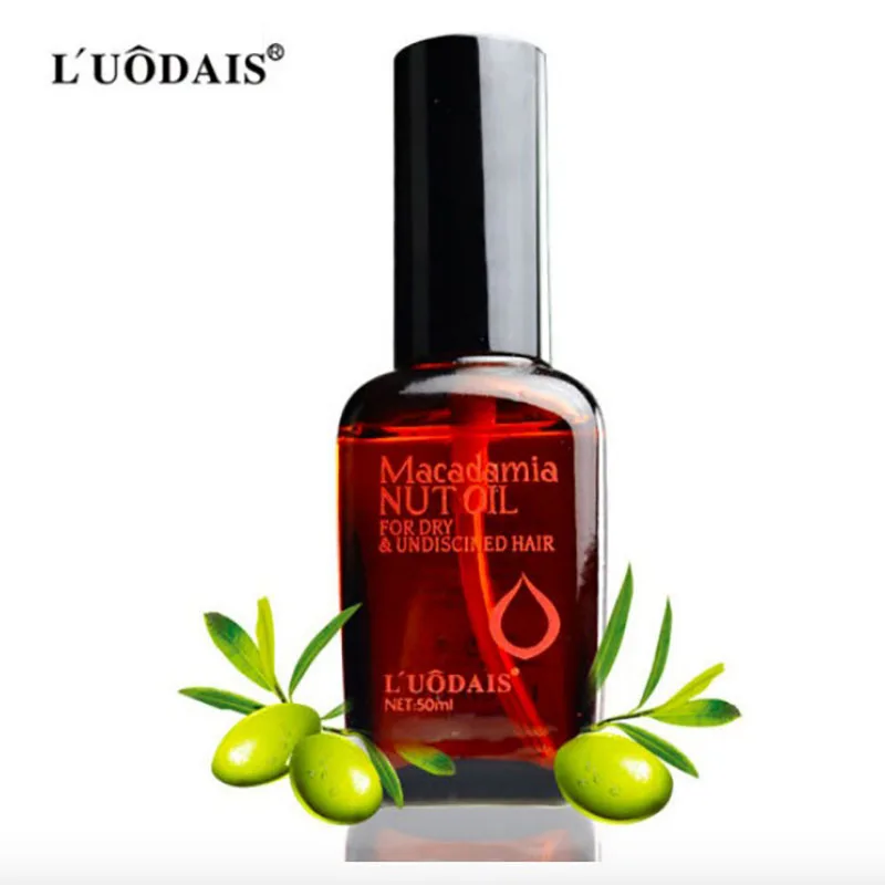 Сыворотка для ухода за волосами LUODAIS 100% чистое марокканское масло Аргана орехов