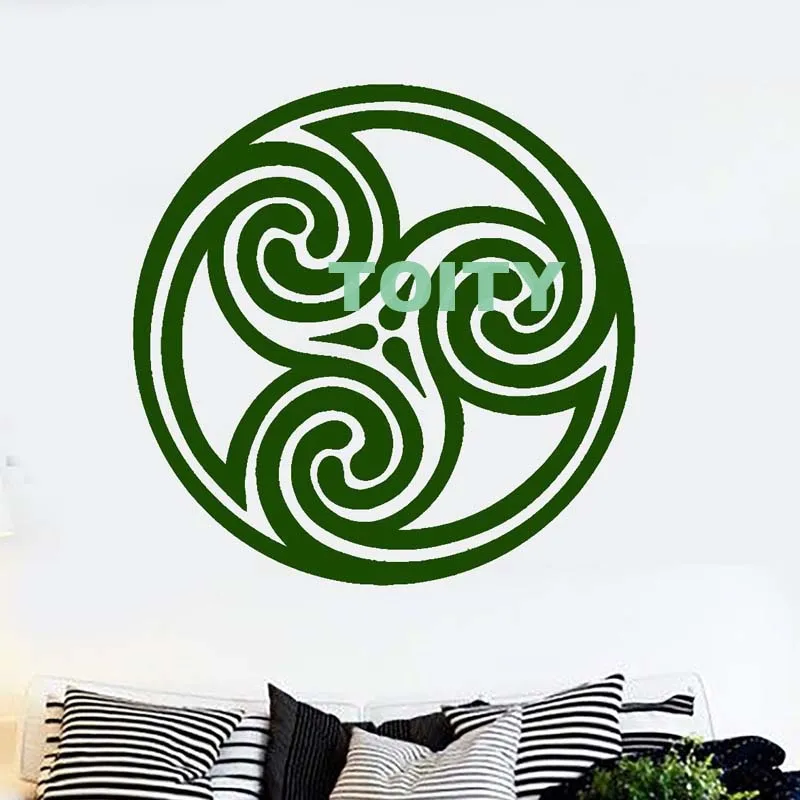 Vinyl Wall Decal Celtic Circle Pattern Irish Ireland