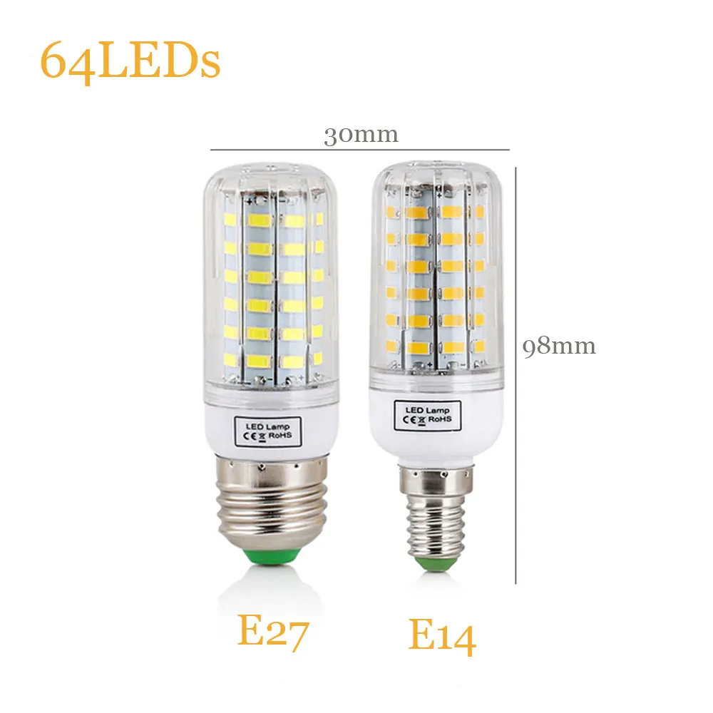 E27 E14 LED Corn Blubs (5)