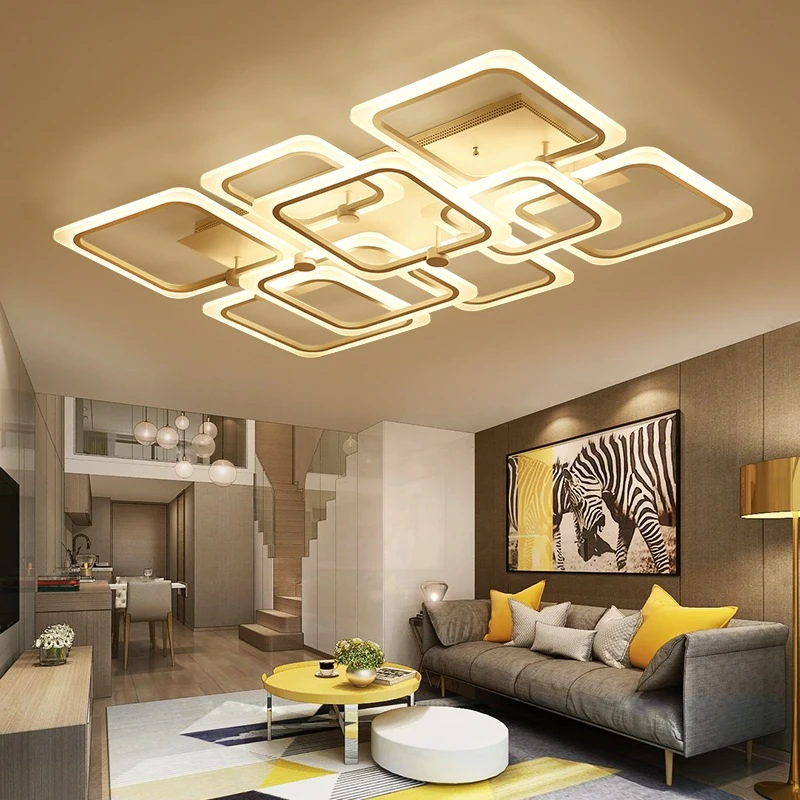 Vaak gesproken natuurlijk Kom langs om het te weten Acryl blok eenvoudige LED plafond lichtpunt Nordic nieuwe sfeer thuis  woonkamer slaapkamer studie restaurant plafondlamp|Plafondverlichting| -  AliExpress