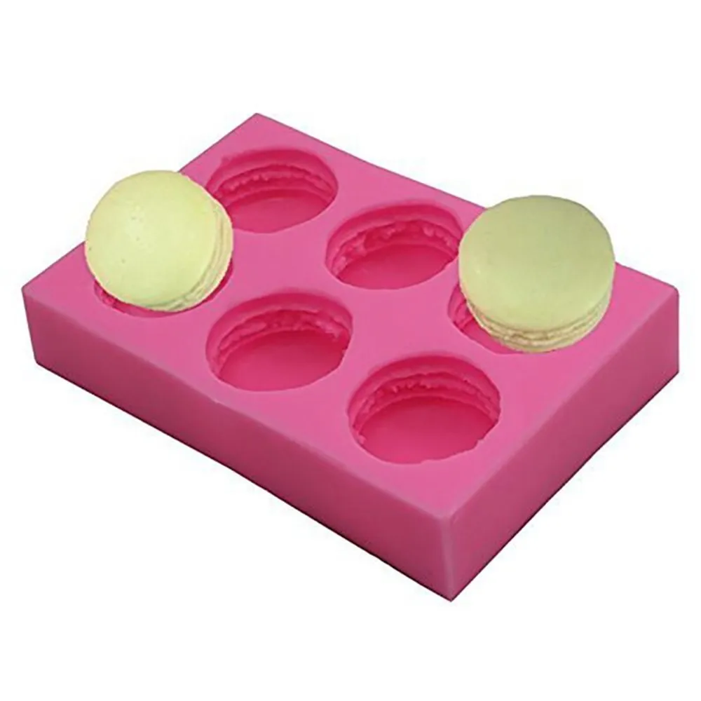 Molde De Silicona Para Hornear – 6 Cavidades En Forma De Agujero, Apto Para Freezer Y Horno
