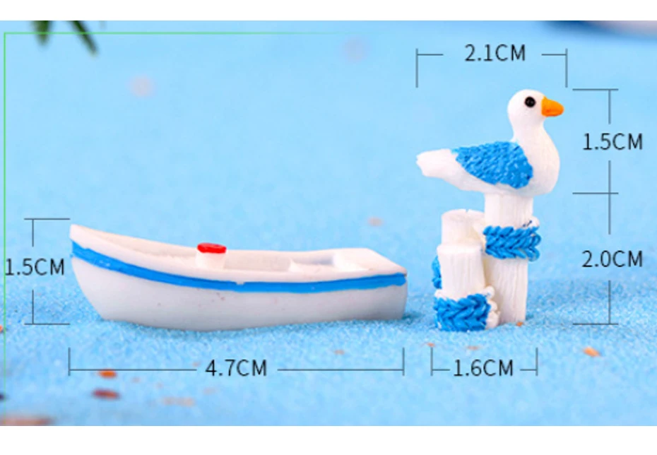 miniature garden Seascape DIY ornaments 08
