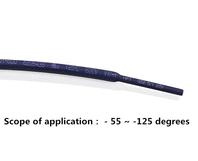 1 м/лот 2:1 черный цвет мм 5 2 3 4 6 термоусадочная трубка|heat shrink tubing 6mm|5mm tubetube |