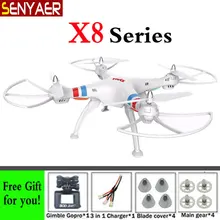 Syma X8C X8W X8 6-Axis RC Quadcopter Without FPV WIFI Camera Drone Compatible With Gopro/SJCAM/Xiaoyi/EKEN Action Camera