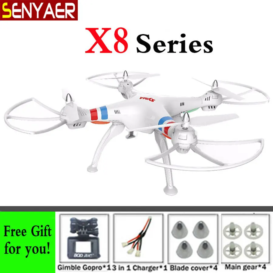 Buy Cheap Syma X8C X8W X8 6-Axis RC Quadcopter Without FPV WIFI Camera Drone Compatible With Gopro/SJCAM/Xiaoyi/EKEN Action Camera