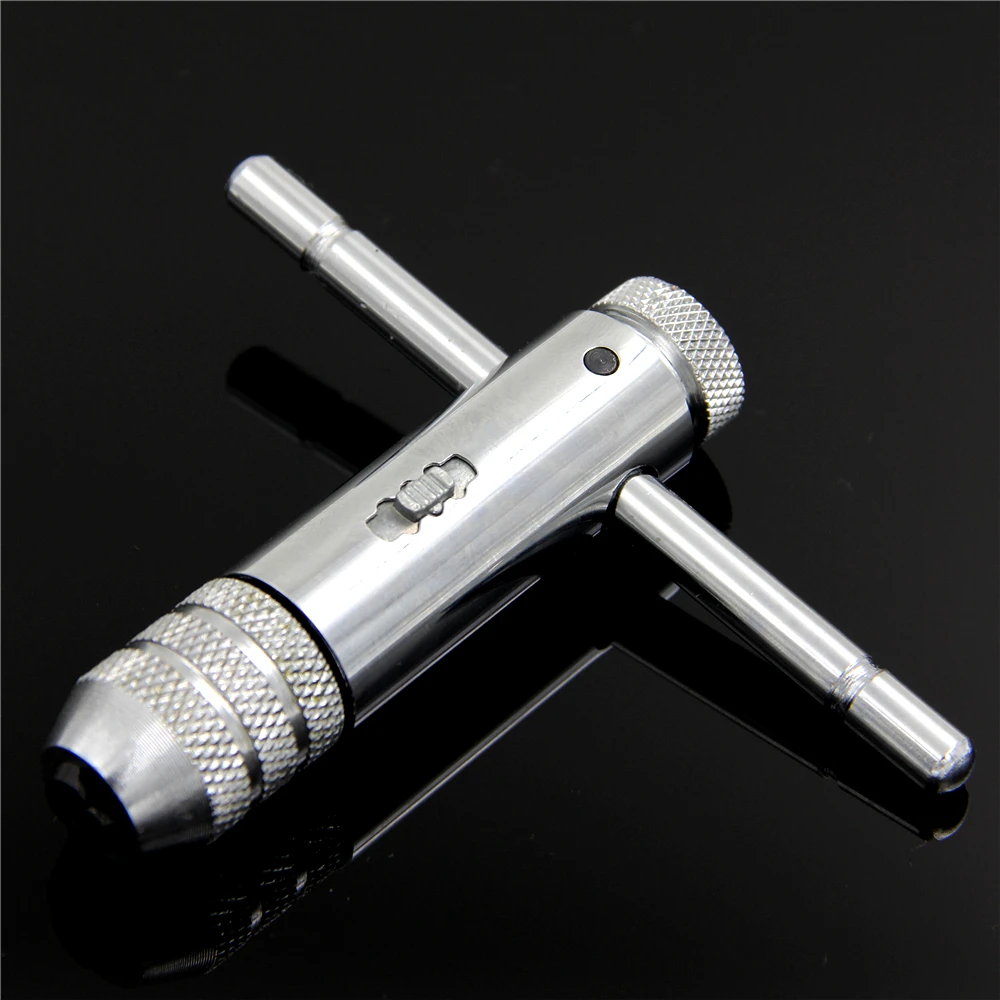 Free shipping New Adjustable M3 M8 T Handle Ratchet Tap Wrench 7/64 5/