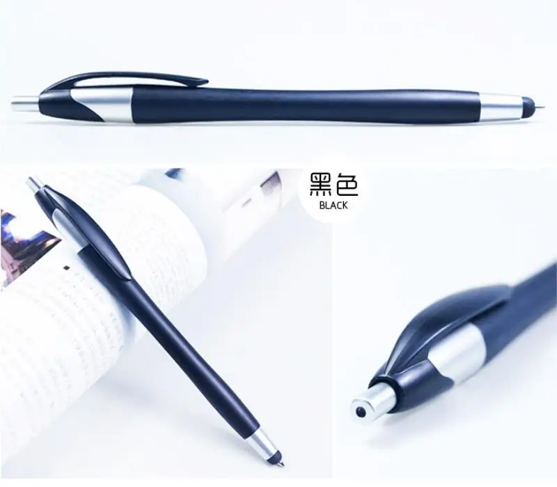 10 штук емкостная ручка стилус для сенсорного экрана для мобильного телефона Ручка для рисования ручки для письма 2 в 1 Полезная Шариковая ручка для офиса и школы