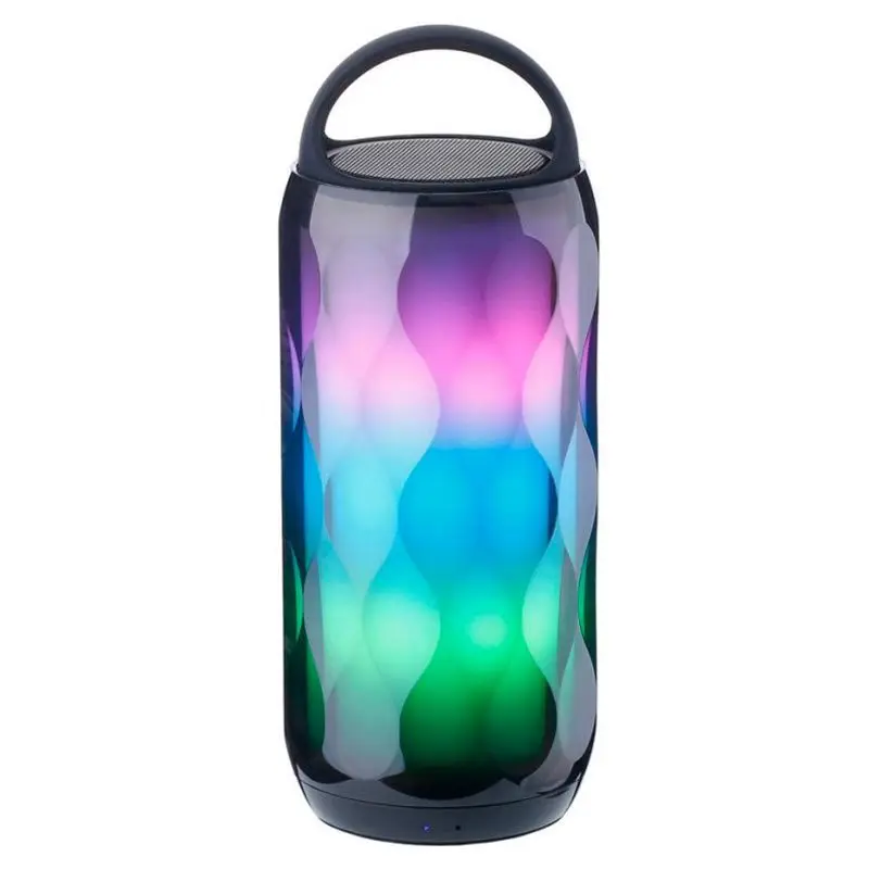 Top Deals Bluetooth LED Colorful Atmosphere Lamp Key Subwoofer Wireless