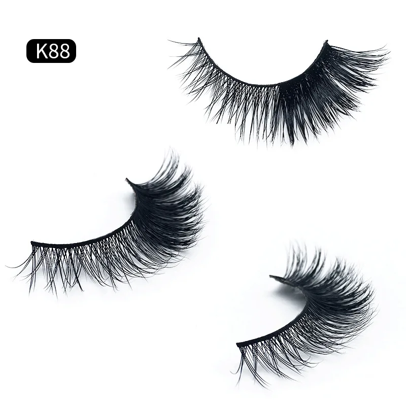 Mangodot Eyelash 3D Mink Lashes Luxury Hand Made Mink Eyelashes Thick Volume Upper Lashes Cruelty Free Mink False Eyelashes