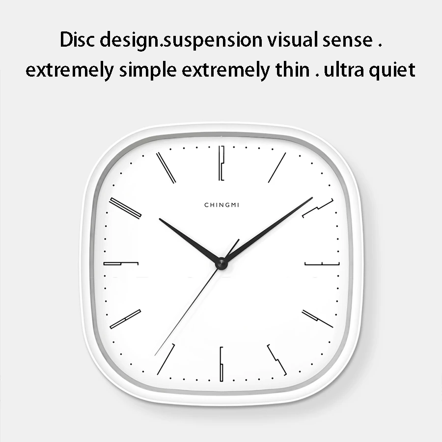 Настенные часы Xiaomi Mijia Chingmi новые ультратихие ультраточные от известного
