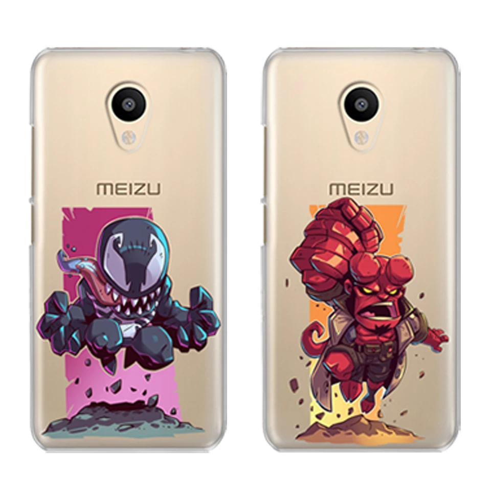 Модный чехол для телефона Meizu M6 Note U20 U10 M5 M5S 5C M3 3s note Pro6 мягкий силиконовый с
