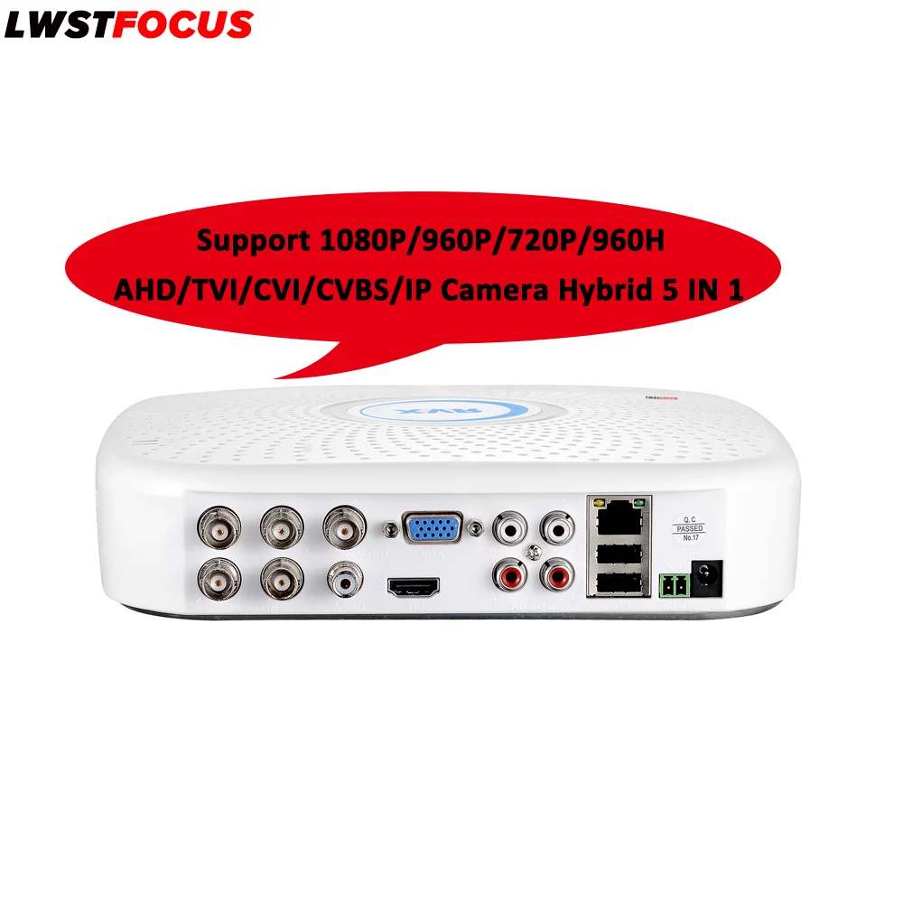 Lwstfocus 4ch AHD 1080n DVR безопасности Камера Системы 2 шт. 1080 P всепогодный пуля