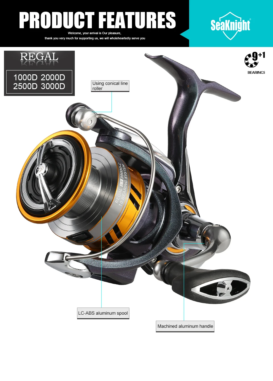 DAIWA REGAL LT спиннинговая Рыболовная катушка 1000D 2000D 2500D 2500DXH 3000DC 3000DCXH 10BB ВОЗДУШНЫЙ РОТОР алюминиевая катушка рыболовные снасти