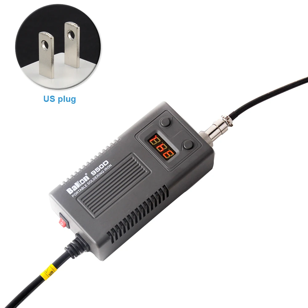 

BK950D Tool Electric Thermostatic Welding Portable Digital Station Anti Static Soldering Iron Internal Heating Durable Mini