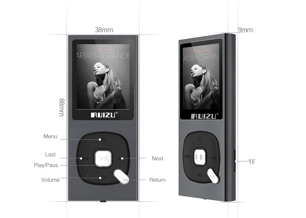 RUIZU X28 MP3 плеер 8 ГБ портативный аудио Walkman Высокое качество звука без потерь музыкальные плееры с fm-радио электронная книга диктофон