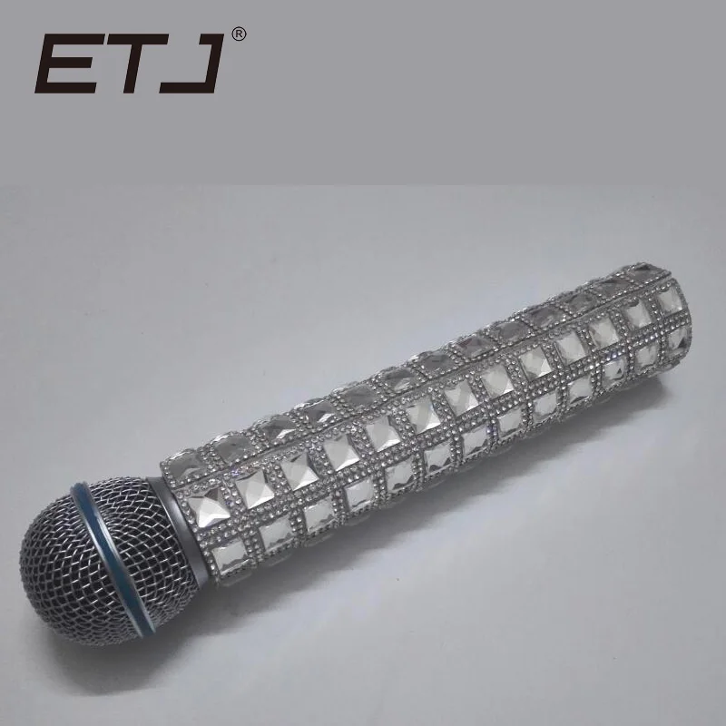 Блестящий чехол для вспышки с микрофоном и кристаллами|microphone microphone|microphone coverhandheld