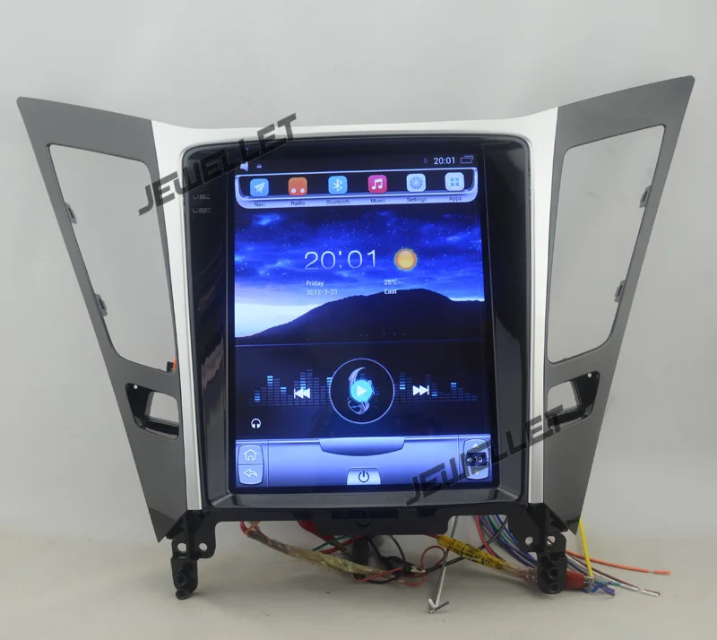 

10.4" tesla style vertical screen android 6.0 Quad core Car stereo multimedia video player for Hyundai i45 Sonata 2011-2014