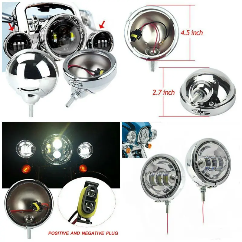 4.5inch led fog light bucket2800