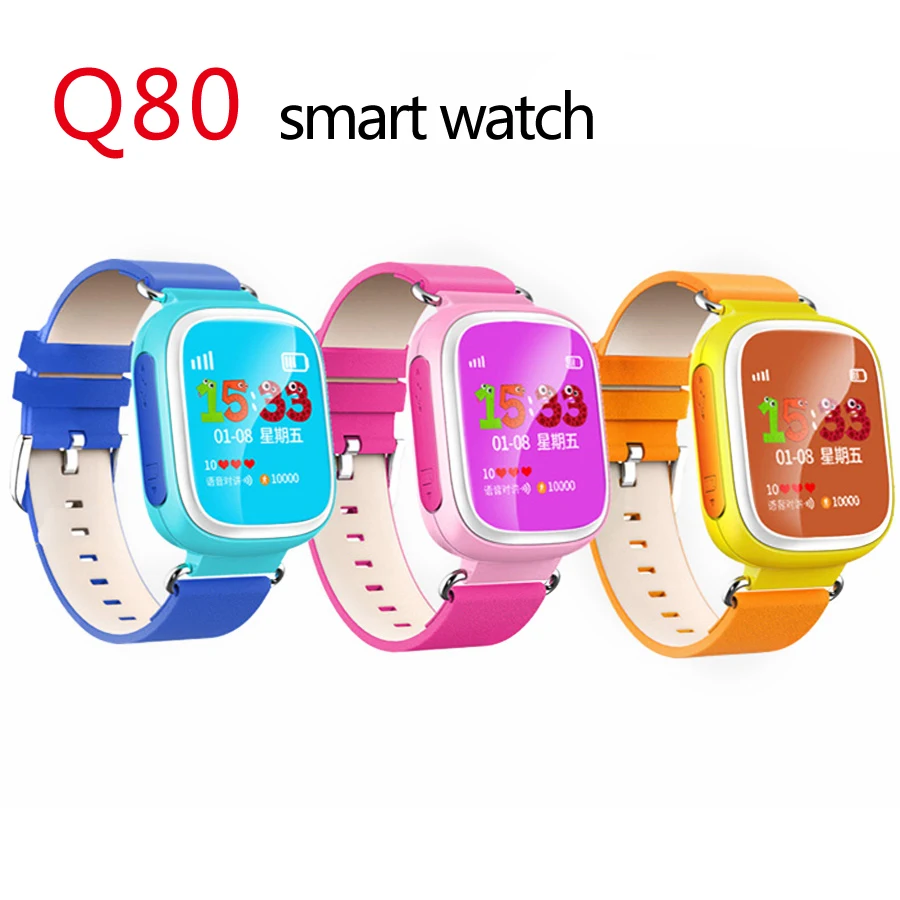 Kids Q80 Smartwatch phone GPS font b Smart b font font b Watch b font Tracker
