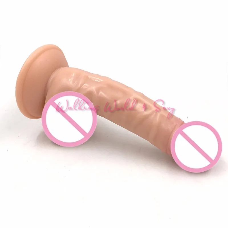 19CM 7.5Inch Big Realistic Dildo Flexible Penis Lesbian Sex Toys For Women Huge Artificial Dick Adult Sex Products Erotic Toys (2)