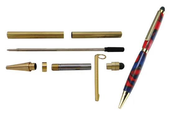 DIY комплекты ручек тонкий сенсорный Стилус наборы RZ-BPTS5 - Цвет: Gold