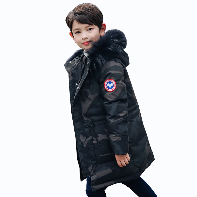 

Winter Teen Boy Down Jacket Children Thick Warm Jacket Child Boy Boy Winter Outdoor Jacket Snowproof 120-160