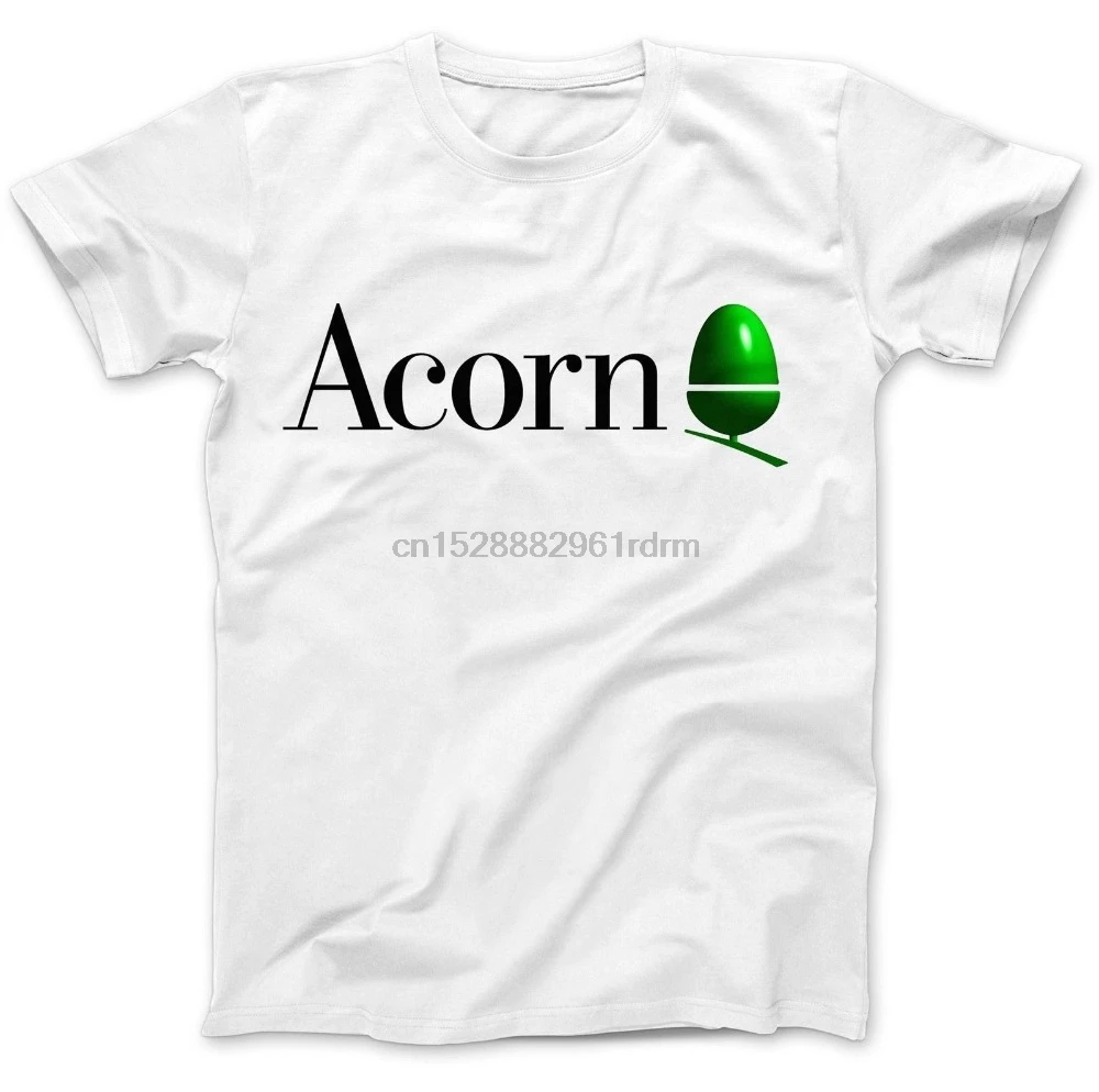 Модные Забавные топы футболки от Acorn Computer футболка 100% хлопок электронная Archimedes с