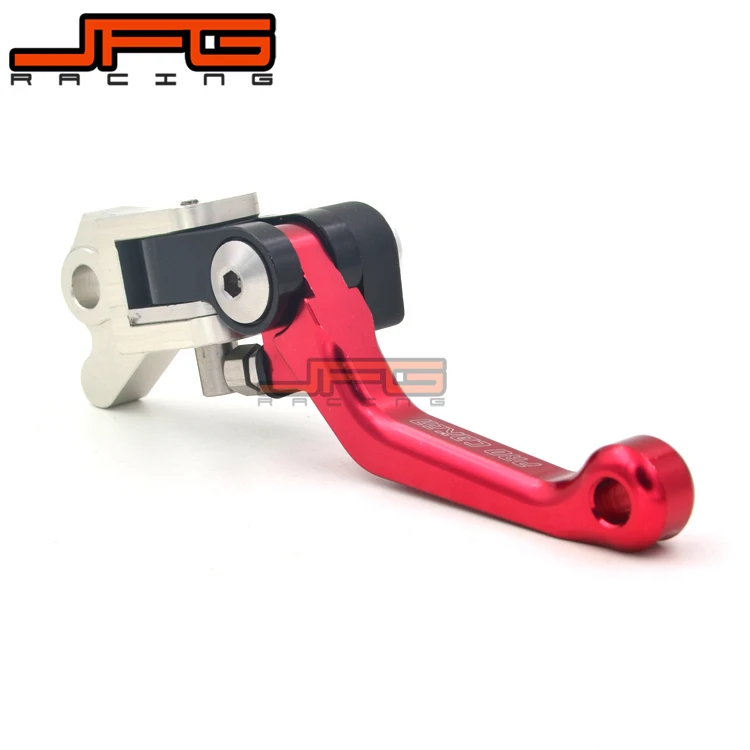 

4 Directions Foldable Billet Pivot Brake Lever For CRF150 CR125 CRF250 CRF450 CRF230 CR250 Motocross Enduro Dirt Bike Red
