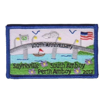 

embroidery patch iron on emblem with PVC on the backing 100% quality Free shipping Welcome custom!