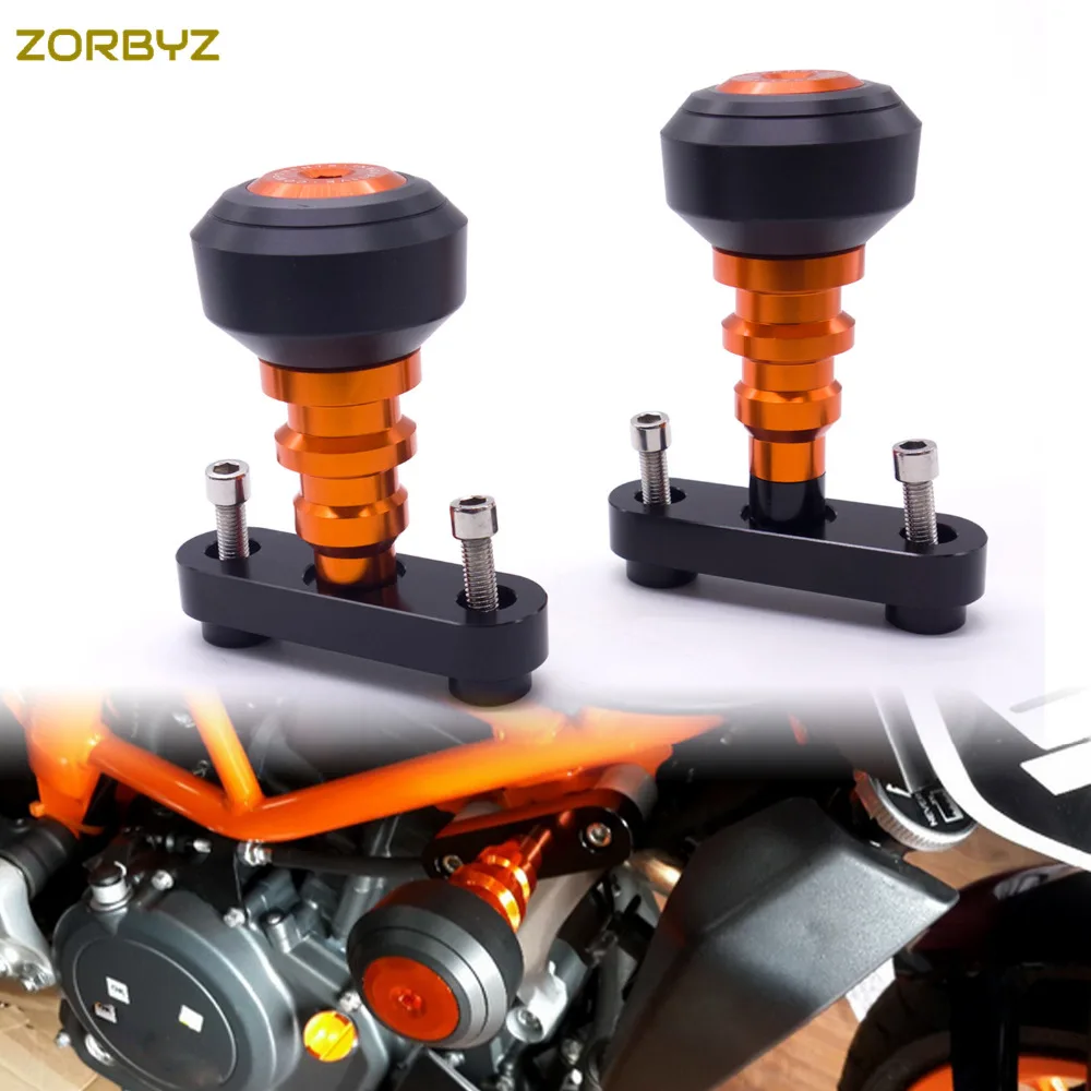ZORBYZ Frame Sliders Crash Protectors For KTM DUKE 125 200 390 2013