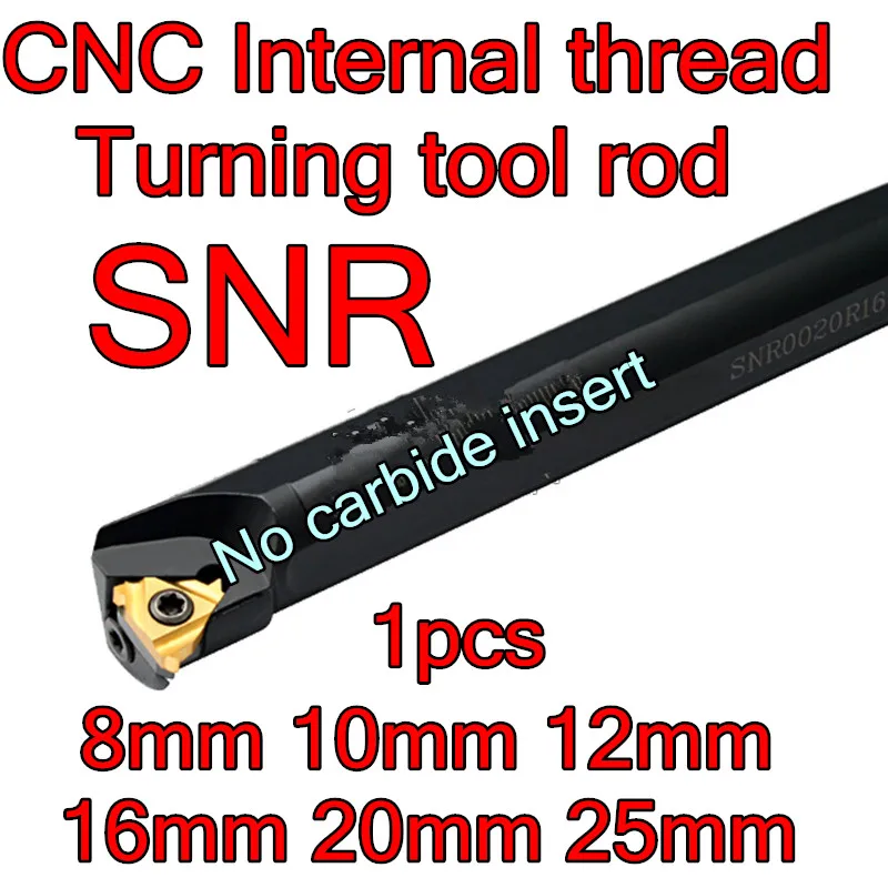 

SNR0008K11 SNR0010K11 SNR0012M11 SNR0016Q16 SNR0020R16 SNR0025S16 CNC Internal thread Turning tool rod Free shipping
