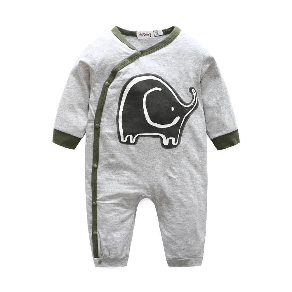 New arrivals baby clothes elephant newborn rompers cute cotton newborn