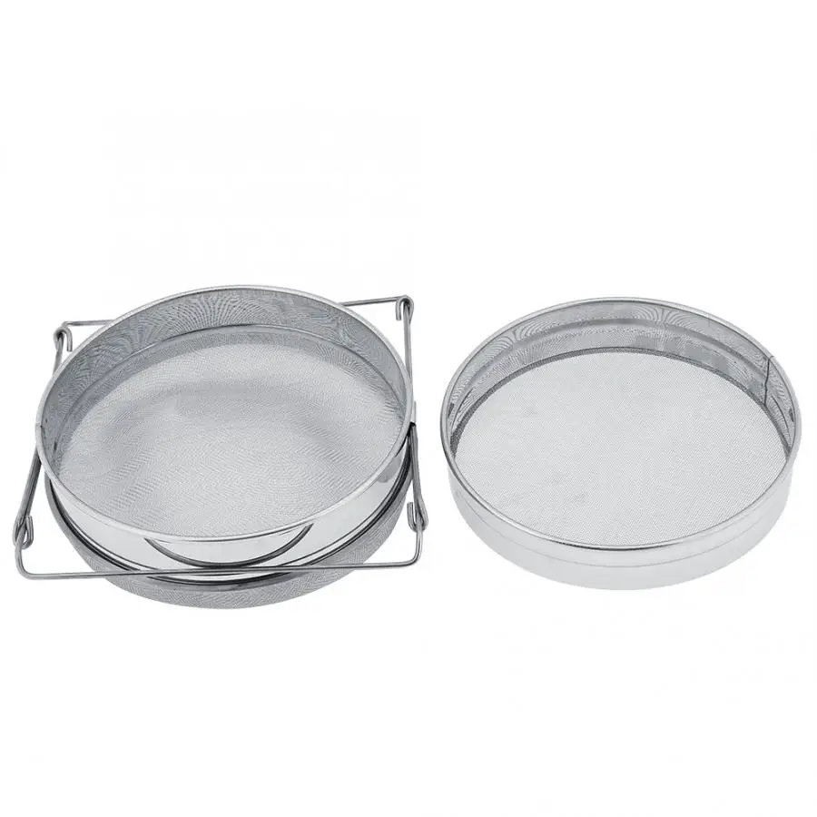 Из нержавеющей стали для пчеловодства двойное ситечко для меда Сетчатое экранное оборудование