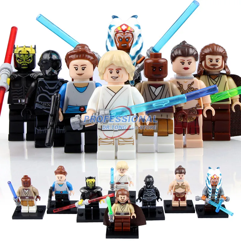 

Star Wars Luke Skywalker Qui-Gon Jinn Death Star Robot Mace Windu Padme Naberrie Bricks Building Blocks Children Toys PG8028