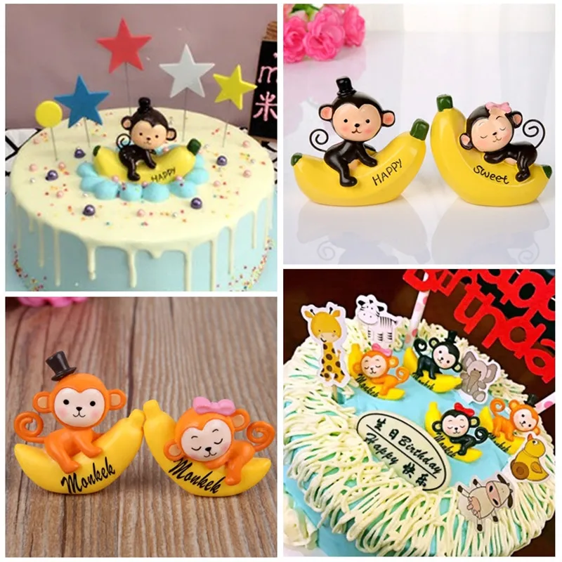 Мультфильм кекс торт Топпер Baby Shower ребенок День рождения поставки выпечки партия