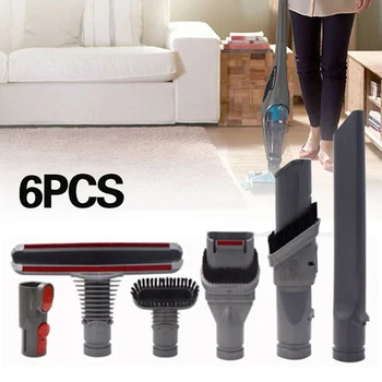 

High Quality New 6pcs/set Vacuum Cleaner Accessories For Dyson V6 To V7 V8 V10 Plastic Kit