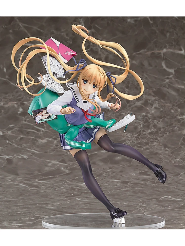 Японское аниме Saenai Heroine No Sodatekata Eriri Спенсер Sawamura Book Ver. Фигура из ПВХ Игрушечная