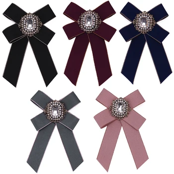 

New Fashion Bowknot Solid Ribbon Polyester Fabric Bow Tie Party Dress Fringe Crystal Bow Ties for Men Women Bowties Drosphipping