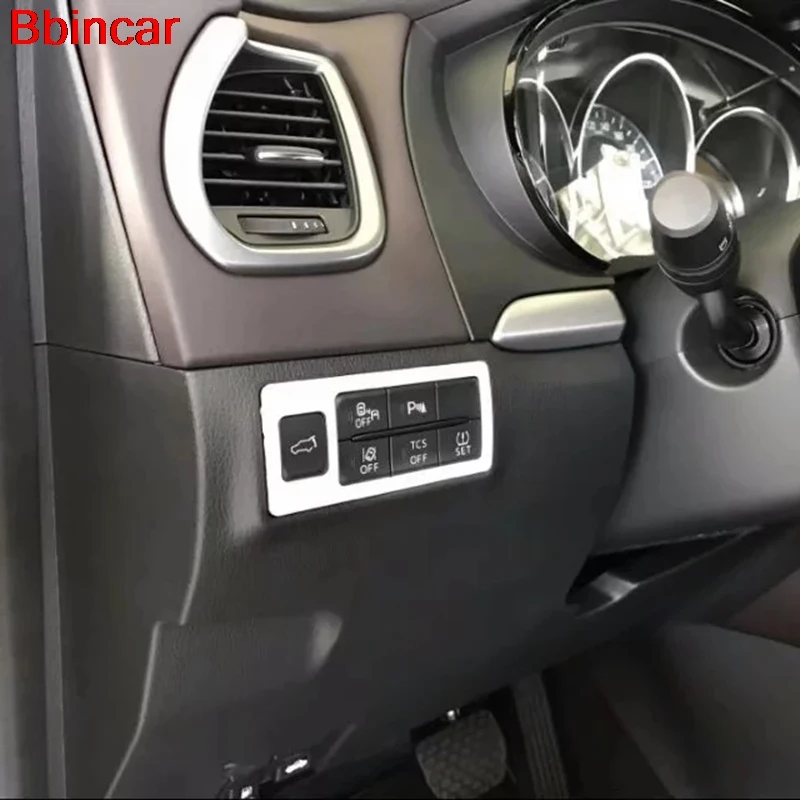 Bbincar для Mazda CX9 CX-9- фар переключатель регулировки Стикеры рамка украшения отделка интерьера Аксессуары ABS