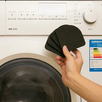 

4Pcs Anti-Vibration Pad Mat Washing Machine Non-Slip Shock Kitchen Refrigerator Bathroom Washer Shock Slip Mat Mat
