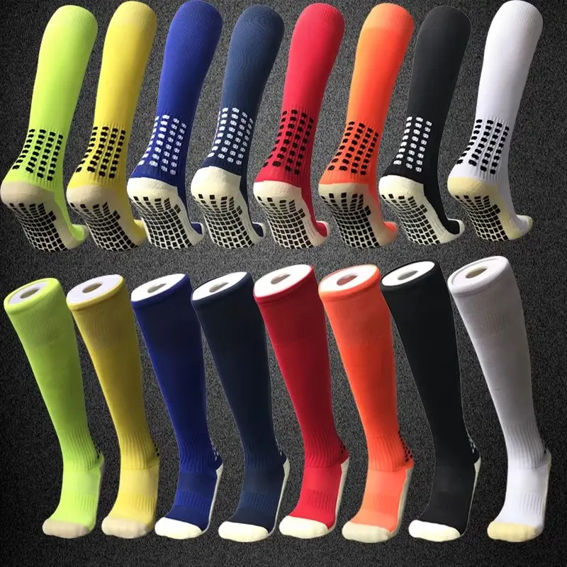 Long cotton Anti slip Socks Sports Socks Football Soccer Ankle Leg Shin