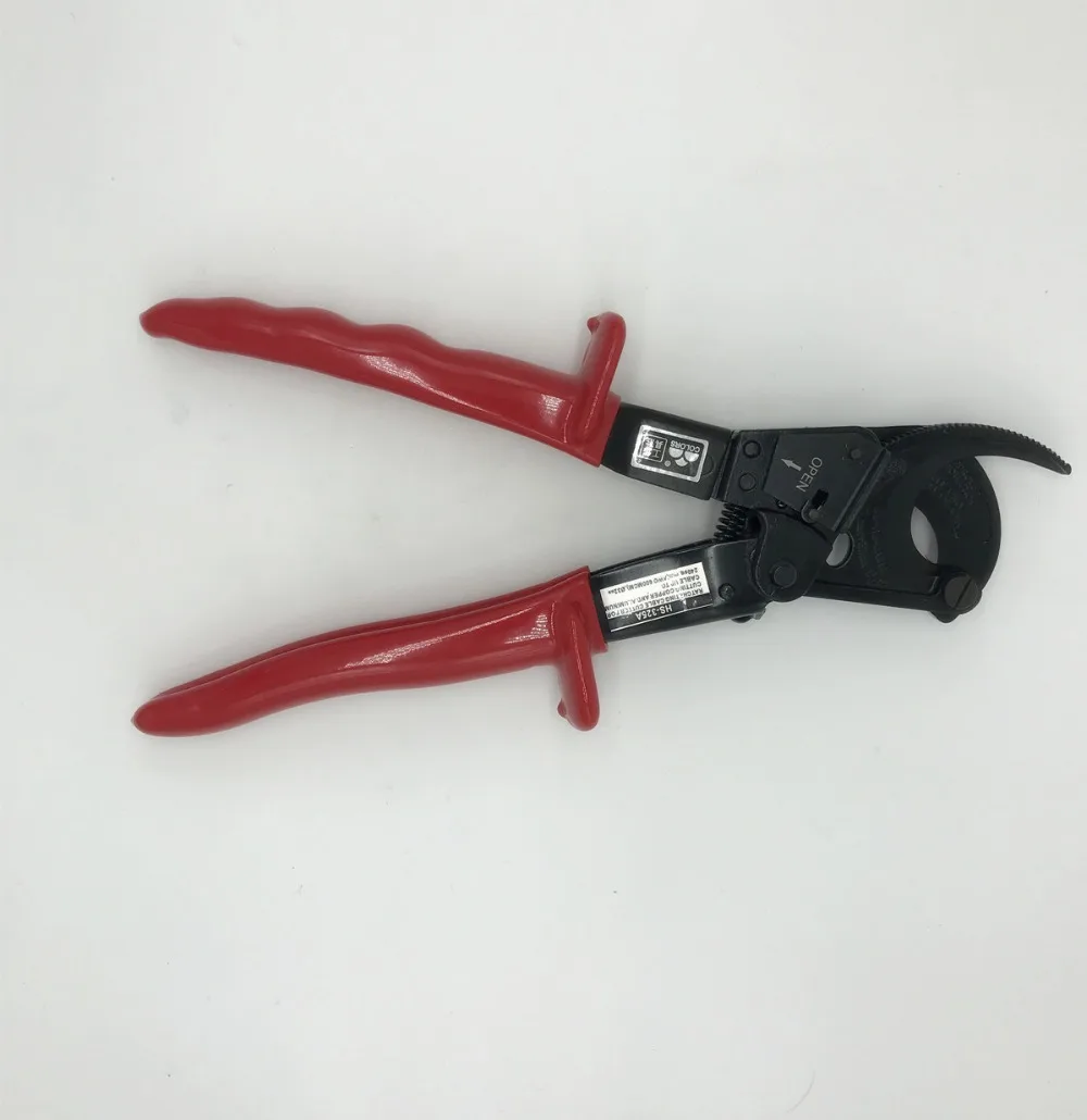 Hs325a 240mm2 Max Ratcheting Ratchet Cable Cutter Germany Design Wire Cutter Plier, Hand Tool