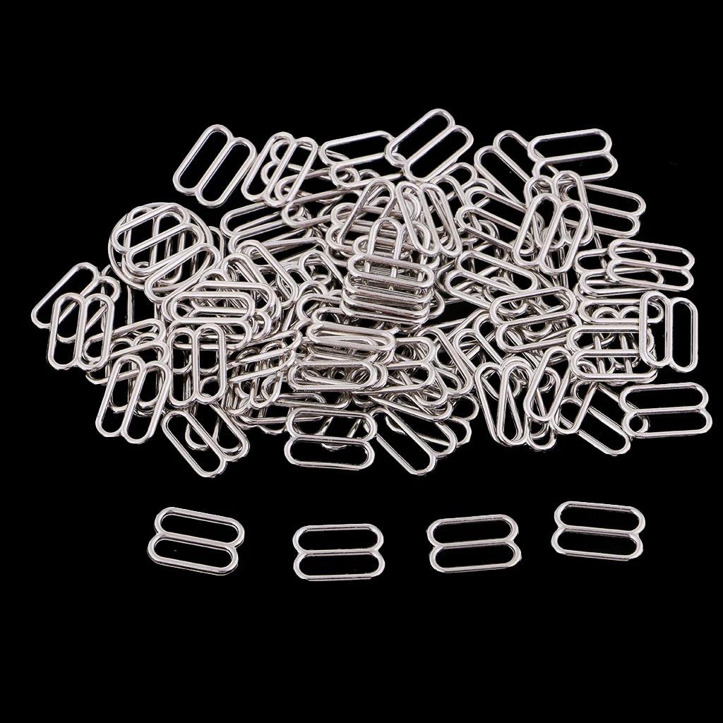 Nahen Haken Dessous Nahen 100pcs Metal Bra Strap Adjuster Slider Bastel Kunstlerbedarf Breathtime Kz