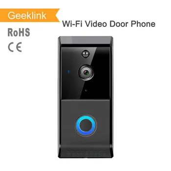 

2018 New Geeklink Wireless Smart Video Door Phone IP WiFi Doorbell Camera Pir Motion Detection Night View Video For Smart Home