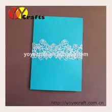 Лазерная резка розы Свадебное приглашение полосы живота с индивидуальный дизайн и размер