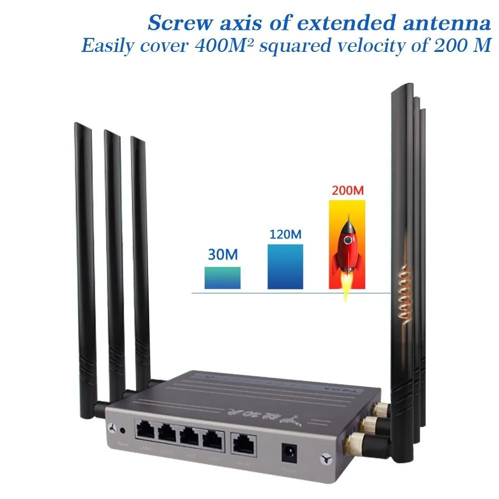 

High Power 300Mbps Wireless Router 2.4Ghz Strong Wifi Signal Enterprise Management high gain Wifi Router&Repeater