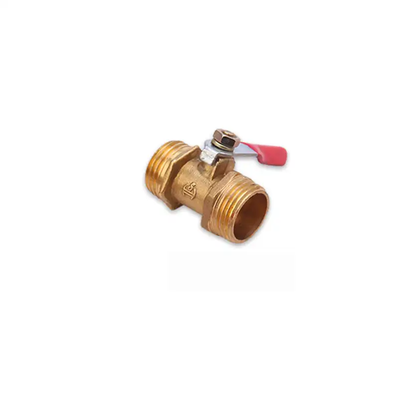 Válvula de bola de Aire Latón Apagado Interruptor G1//8 Hembra a Hembra Acoplador Tubo
