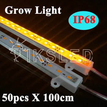 

factory price 50pcs 1m 5730 led plant grow light lights strip energy saving light aquarium diving lights