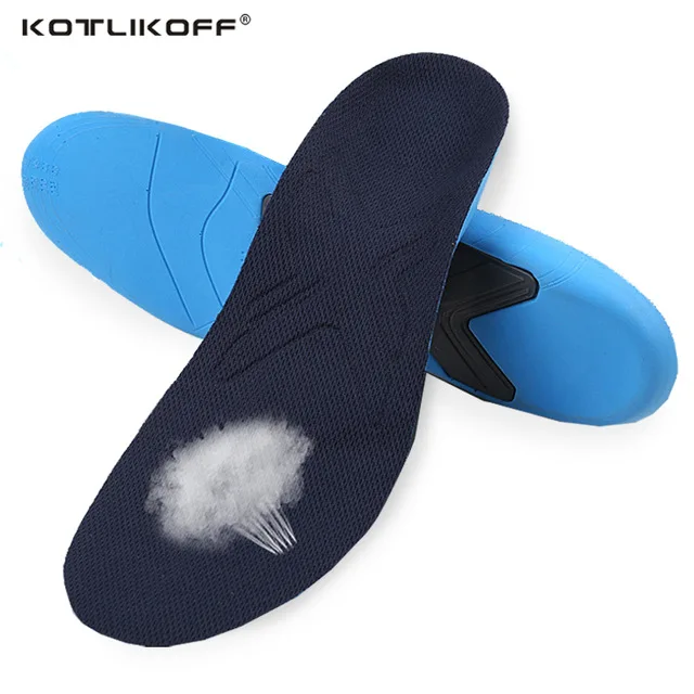 

KOTLIKOFF Free Size Unisex Orthotic Arch Support Sport Shoe Pad Sport Running Gel Insoles Insert Cushion for Men Women
